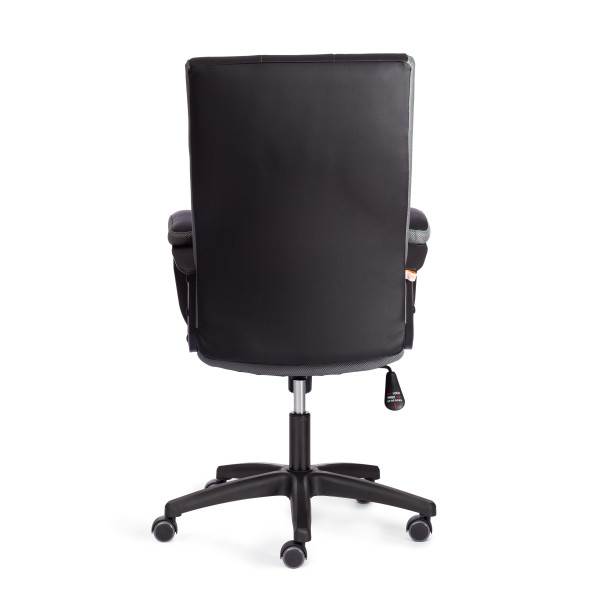 Кресло TRENDY (22) кож/зам/ткань, черный/серый, 36-6/12 фото № 4