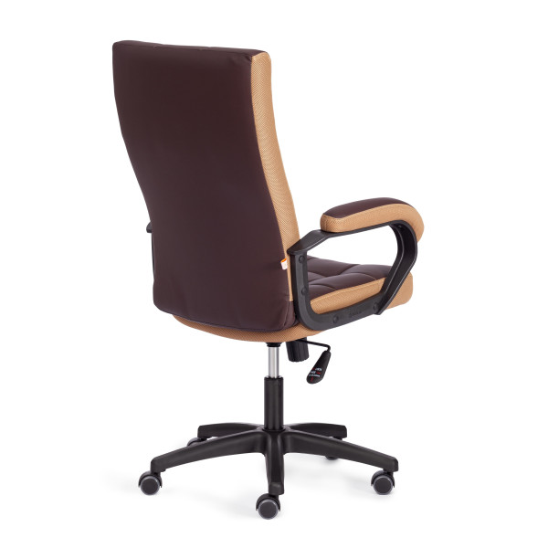 Кресло TRENDY (22) кож/зам/ткань, коричневый/бронзовый, 36-36/21 фото № 3