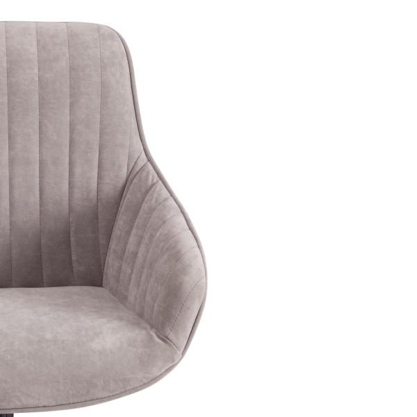 Кресло DUBLIN велюр Clermon, св. -серый, 60 фото № 6