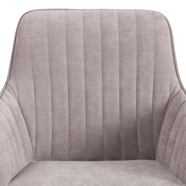 Кресло DUBLIN велюр Clermon, св. -серый, 60 фото № 7