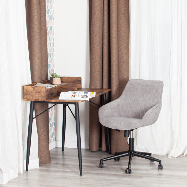 Кресло DUBLIN велюр Clermon, св. -серый, 60 фото № 13