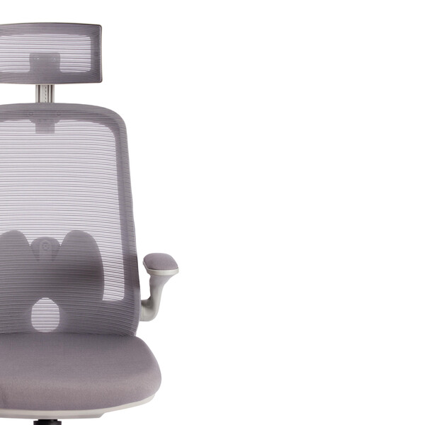 Кресло MESH-10HR ткань, серый фото № 6