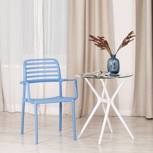 Стул VALUTTO (mod. 54) пластик, 58 х 57 х 86 см , Pale blue (бледно-голубой) 33780 фото № 9