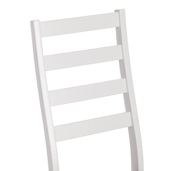 Стул ROSARIO Многослойная фанера, 39 х 39 х 99 см, white, ткань тёмно-серая (150) разобранный фото № 8