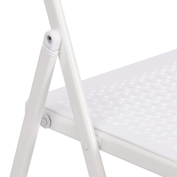 Стул складной FOLDER (mod. 3016) каркас: металл, сиденье/спинка: пластик, 48,5 х 48 х 82,5 см, white (белый) фото № 8