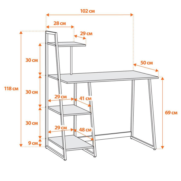 Стол WD-16 burnt фото № 10