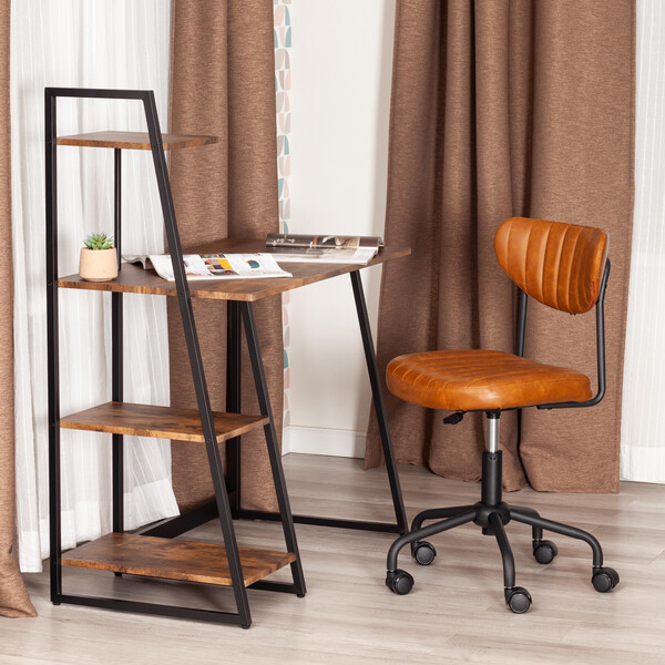 Кресло SLIM иск. кожа, Brown (коричневый) фото № 11