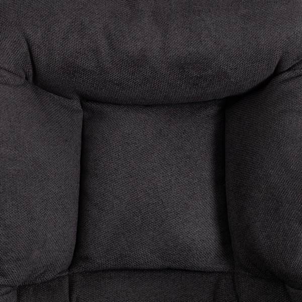 Кресло BROOKLYN ткань, черный фото № 8