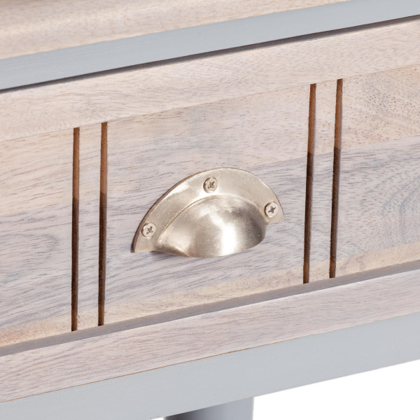 Консоль Secret De Maison BRIGHTON ( mod.OD-002 ) дерево акации/МДФ, 100х45х85 см, Antique grey/grey wash фото № 9