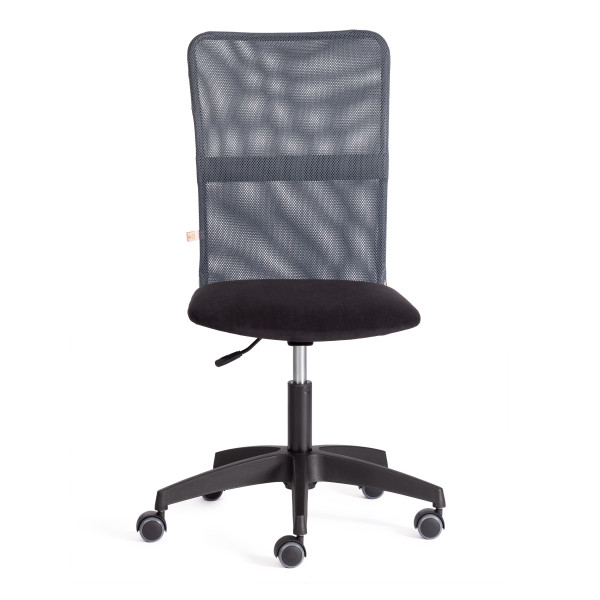 Кресло START флок/ткань, черный/серый, 35/W-12 фото № 5