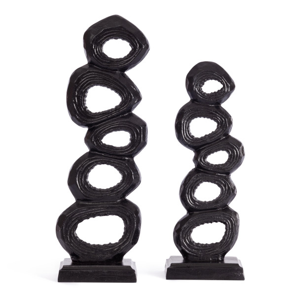 Набор статуэток Secret De Maison REFLEX ( mod. LS-0002 )  металл: аллюминий, 15 х 50см, 15 х 42 см, черный фото № 4