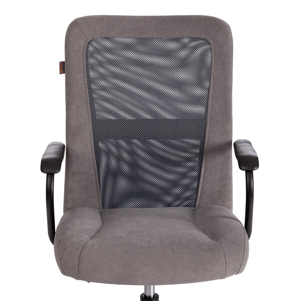 Кресло STAFF флок/ткань, серый, 29/W-12 фото № 6