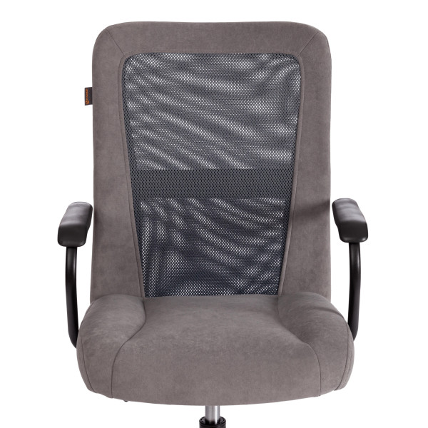 Кресло STAFF флок/ткань, серый, 29/W-12 фото № 6