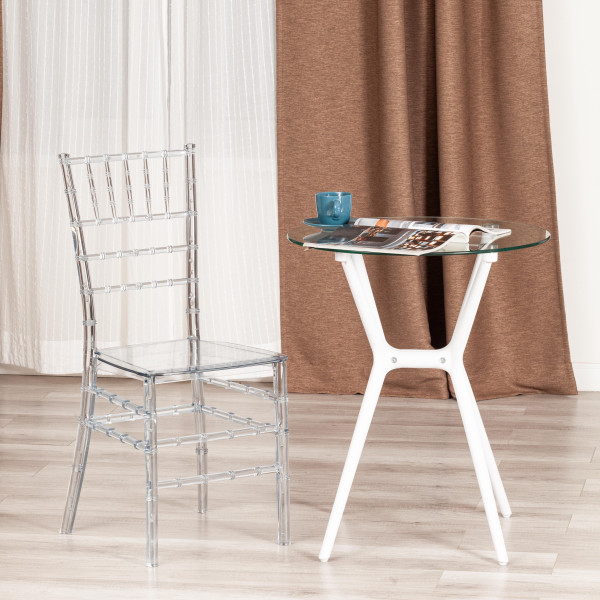 Стул CHAVARI (mod. 101) пластик, 40.5 х 49 х 88.5 см, Transparent (Прозрачный) фото № 11