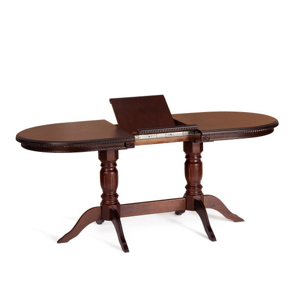 Стол COPPOLA бук, мдф, 140+40x80x77см, Tobacco, узор прямой фото № 6