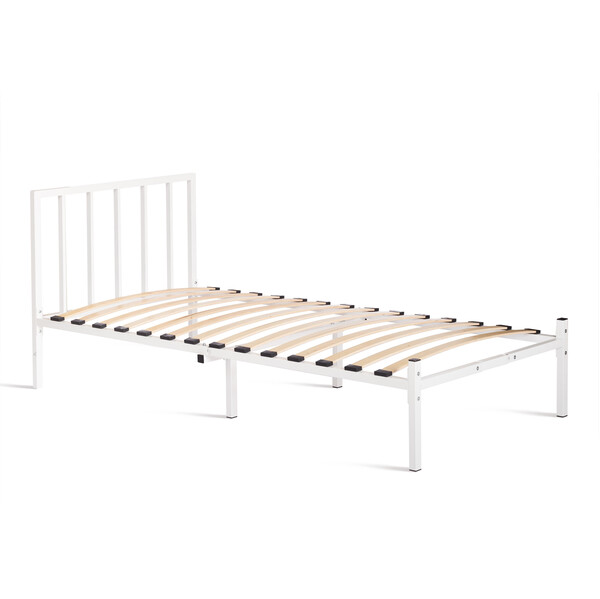 Кровать Bruno металл, 90*200 см, белый фото № 2