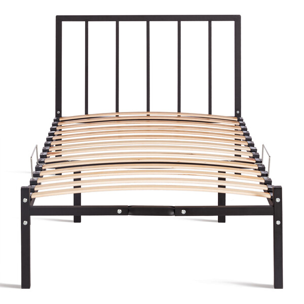 Кровать Bruno металл, 90*200 см, черный фото № 5