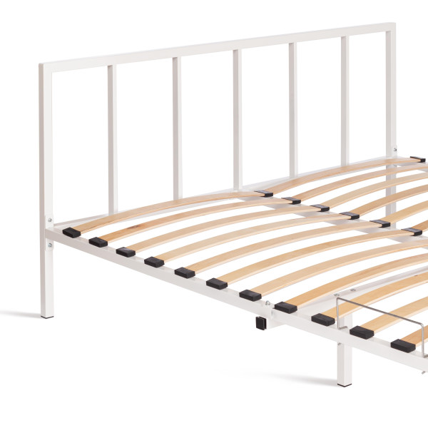 Кровать Bruno металл, 160*200 см, белый фото № 6