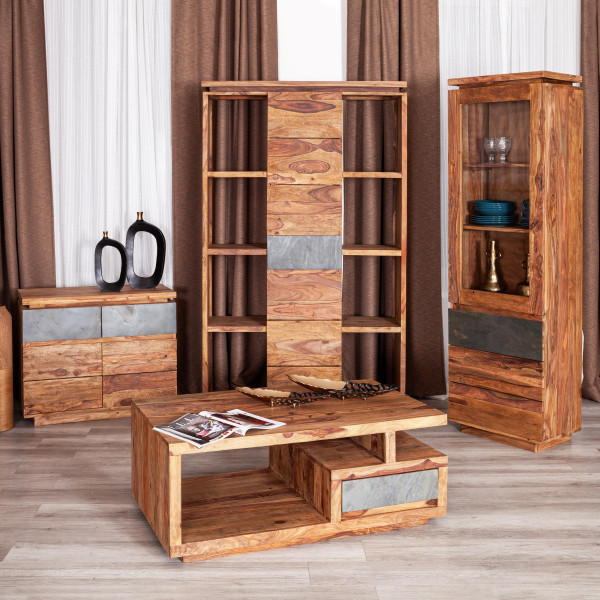 Витрина Secret De Maison ROSEWOOD ( mod. GK9801-192 ) палисандр/стекло, 60*40*192 см, Natural tinted (натуральный тонированный) фото № 11