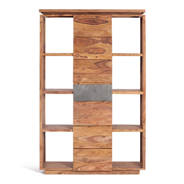 Книжный шкаф Secret De Maison ROSEWOOD ( mod. GK9808-192 ) палисандр, 120*40*192 см, Natural tinted (натуральный тонированный) фото № 5