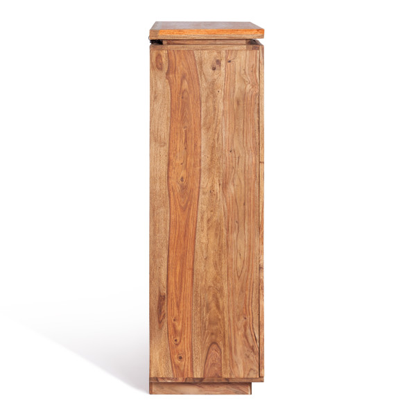 Шкаф-стеллаж Secret De Maison ROSEWOOD ( mod. 9800 ) палисандр/стекло, 100*40*128 см, Natural tinted (натуральный тонированный) фото № 3