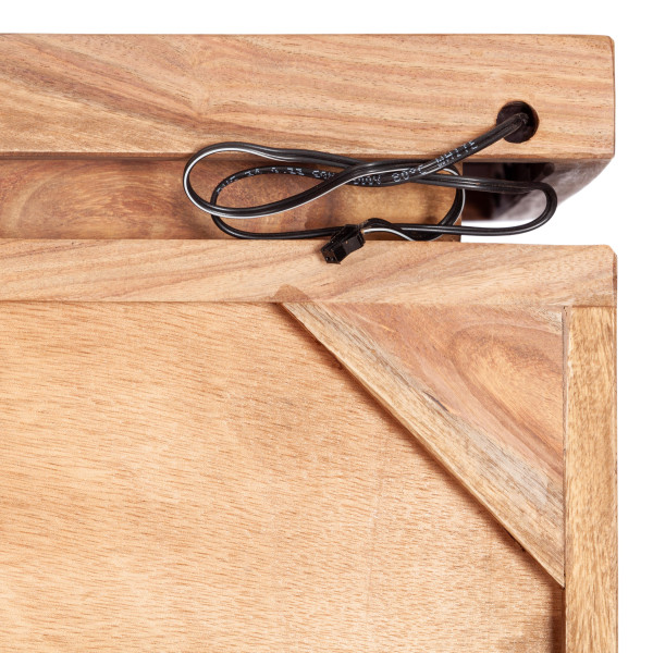 Шкаф-стеллаж Secret De Maison ROSEWOOD ( mod. 9800 ) палисандр/стекло, 100*40*128 см, Natural tinted (натуральный тонированный) фото № 9