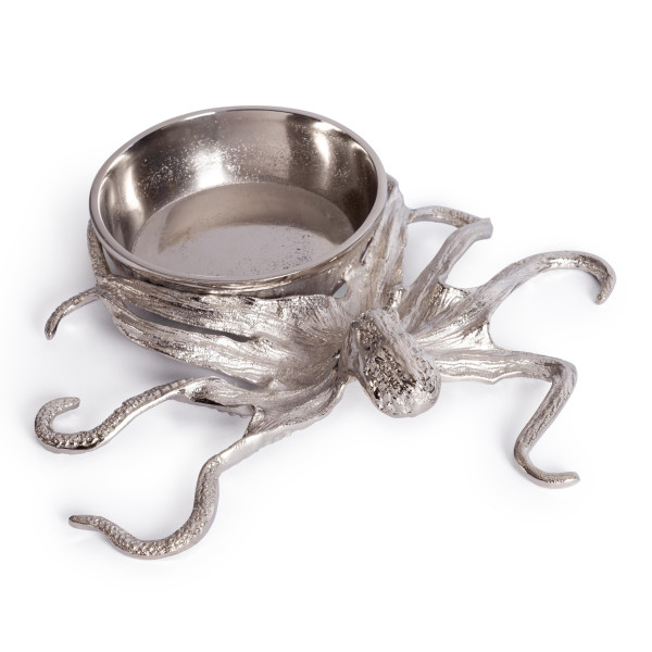 Монетница Secret De Maison OCTOPUS2 ( mod. 9612 ) алюминиевый сплав, 30,5x28x10 см, никель/nickel фото № 4