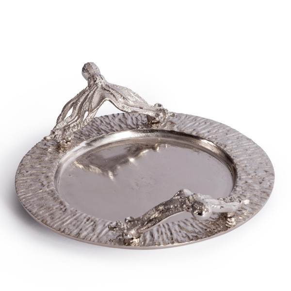 Поднос Secret De Maison OCTOPUS1 ( mod. 9309 ) алюминиевый сплав, 35,5x29x10 см, никель/nickel фото № 3