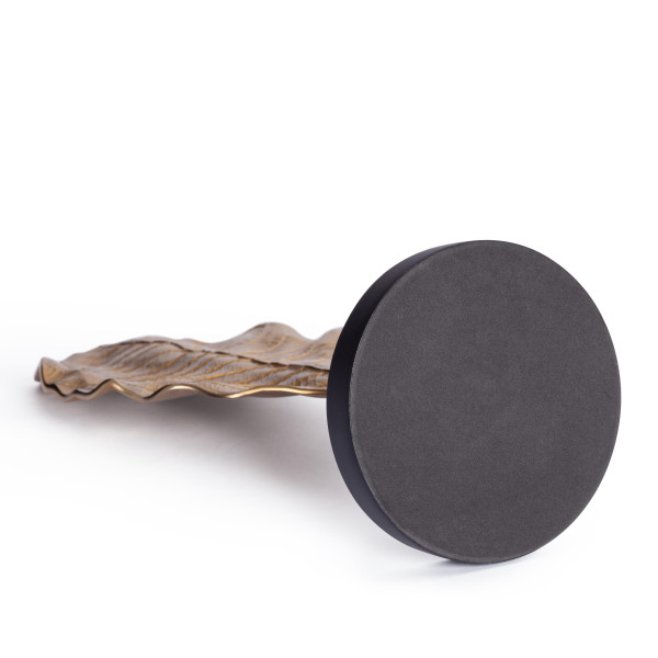 Декор Secret De Maison LEAF1 ( mod. 9735 ) алюминиевый сплав, 14x14x25 см, золотой, черный/gold, black powder coated фото № 4