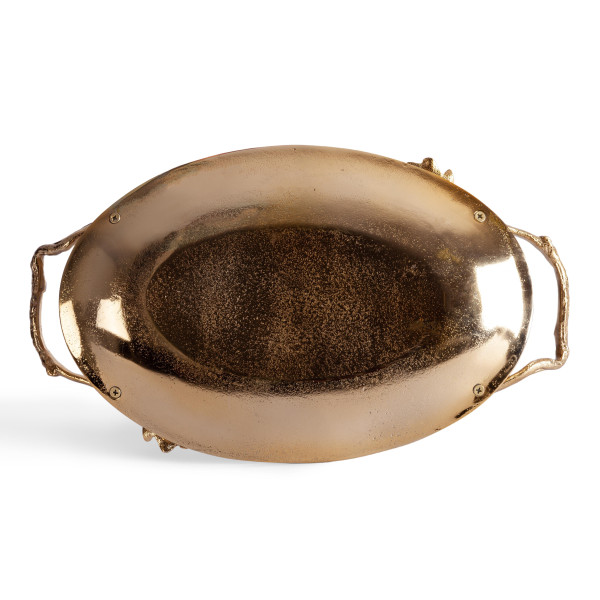 Поднос Secret De Maison MAPLE2 ( mod. 9586 ) алюминиевый сплав, 34,5x17,75x6,5 см, золото/gold фото № 3