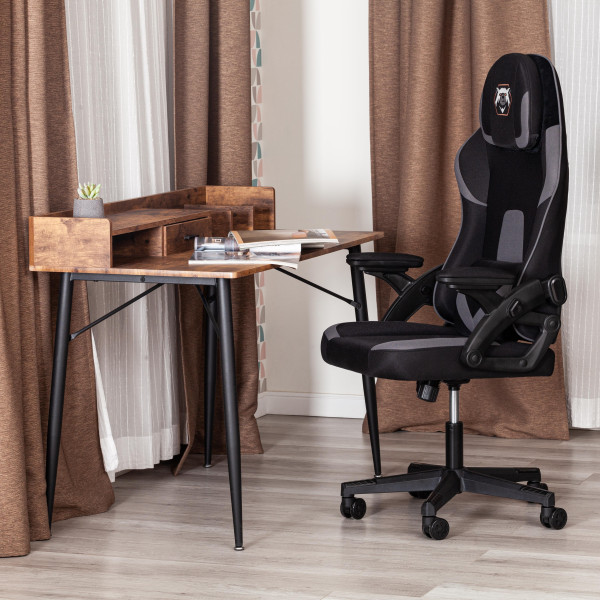 Кресло iBear ткань, черно-серый/black-grey фото № 19