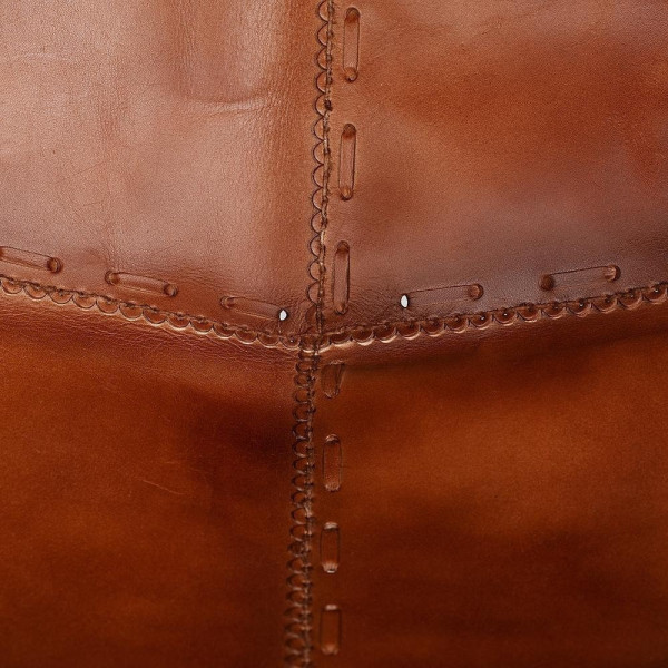 Кресло Secret De Maison «Newton» (951) со съемным чехлом из натуральной кожи (Античный светлый) фото № 6