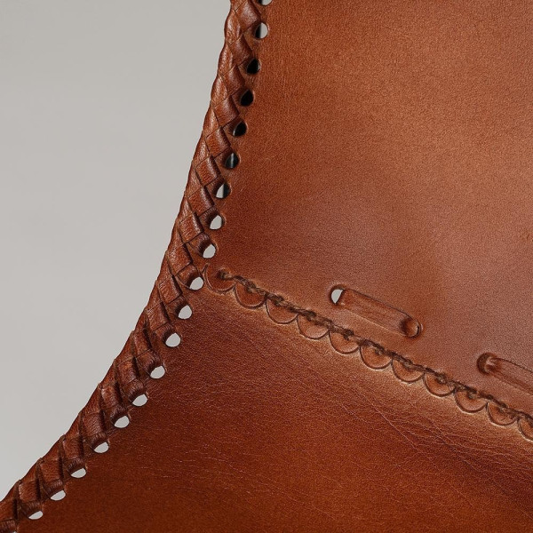 Кресло Secret De Maison «Newton» (951) со съемным чехлом из натуральной кожи (Античный светлый) фото № 8