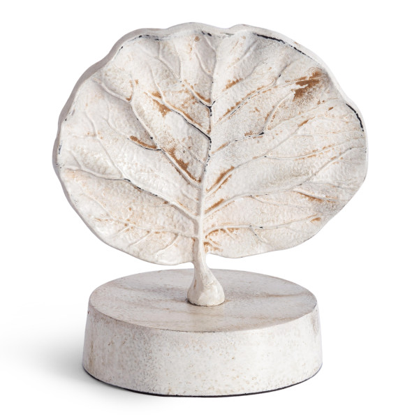 Декор Secret De Maison LEAF4 ( mod. 9762 ) алюминиевый сплав, 14x10x15,5 см,  белая платина/white antique plating фото № 3