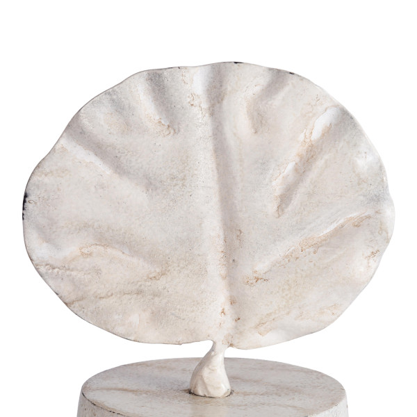 Декор Secret De Maison LEAF4 ( mod. 9762 ) алюминиевый сплав, 14x10x15,5 см,  белая платина/white antique plating фото № 4