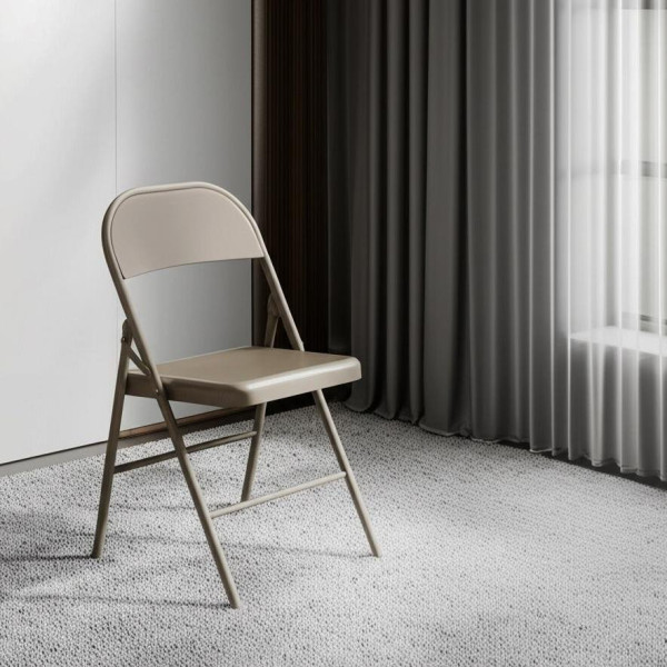 Стул складной FOLDER (mod. 3023(II)) металлический, 465Wx480Dx750H, 7-beige фото № 12