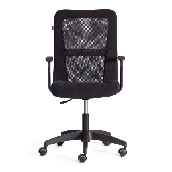 Кресло STAFF флок/ткань, черный, 35/W-11 фото № 5