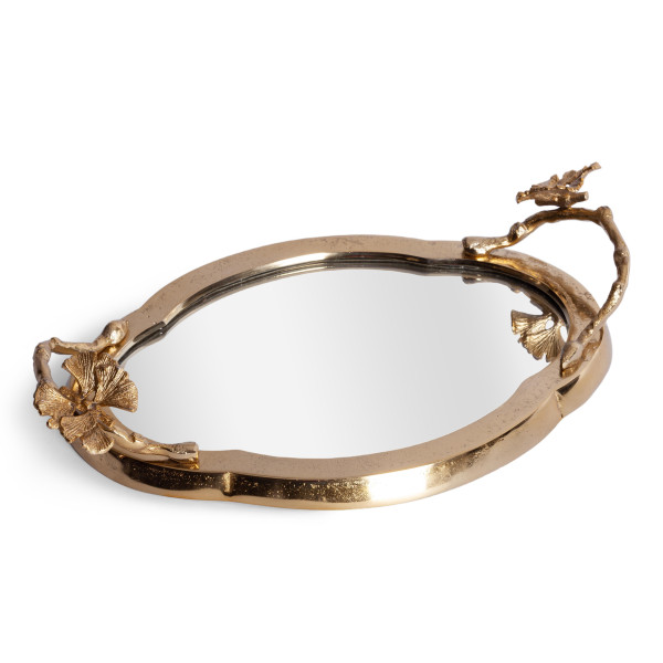 Поднос Secret De Maison MAPLE1 ( mod. 9557 ) алюминиевый сплав, 45,75x28x10 см, золото/gold фото № 4