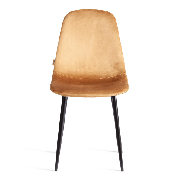 Стул BREEZE (mod. JSC-58) Велюр/металл , 44 х 53 х 86 см, brown (коричневый) HLR12 / черный фото № 5