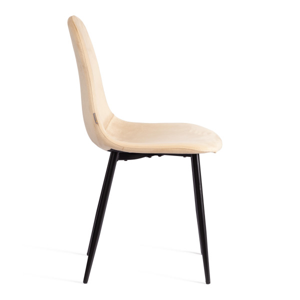 Стул BREEZE (mod. JSC-58) Велюр/металл , 44 х 53 х 86 см, sandy (песочный) HLR6 / черный фото № 2