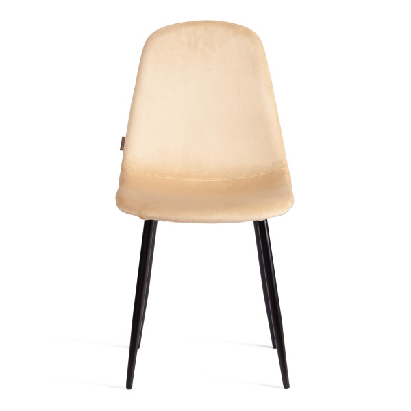 Стул BREEZE (mod. JSC-58) Велюр/металл , 44 х 53 х 86 см, sandy (песочный) HLR6 / черный фото № 5