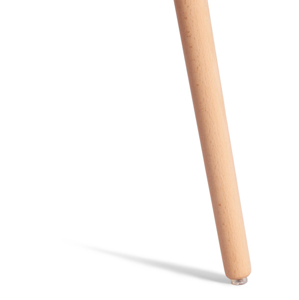 Стул QXX (mod. C1058-1) пластик/дерево, 60 х 53 х 81 см, Grey (серый) 92717 / натуральный фото № 8