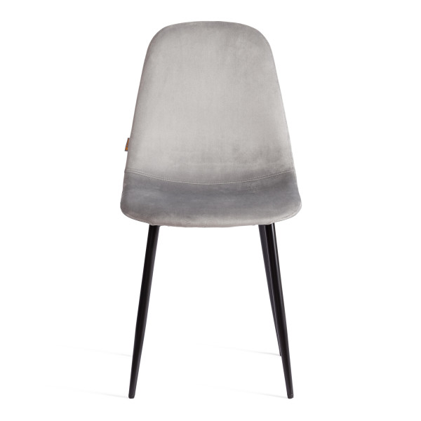 Стул BREEZE (mod. JSC-58) Велюр/металл , 44 х 53 х 86 см, grey (серый) HLR 19 / черный фото № 5