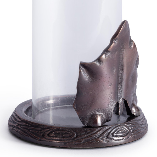 Подсвечник Secret De Maison LEAF1 ( mod. 9378 ) алюминиевый сплав, 12x11,5x21 см, платина/copper plating фото № 4