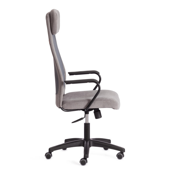 Кресло PROFIT (мп) флок/ткань, серый, 29/W-12 фото № 2