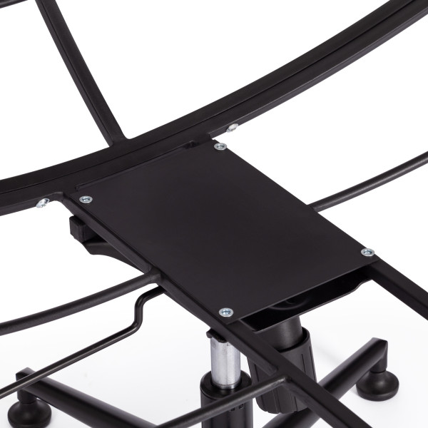 Кресло CLOUDE рогожка/металл, 97х98х90-96см, коричневый, 3М7-147 фото № 13