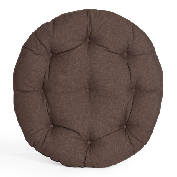 Кресло CLOUDE рогожка/металл, 97х98х90-96см, коричневый, 3М7-147 фото № 7