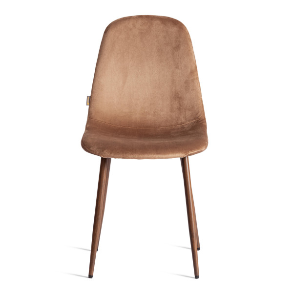 Стул BREEZE (mod. JSC-58) Велюр/металл , 44 х 53 х 86 см, Dark brown (темно-коричневый) HLR11/ орех фото № 5