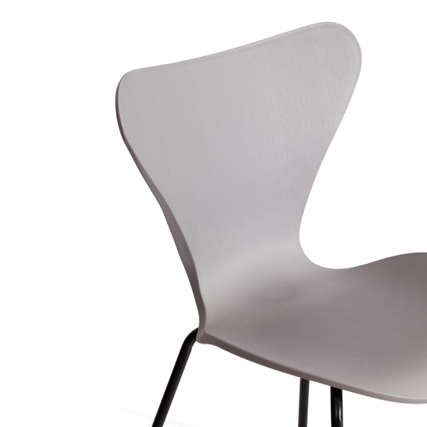 Стул Jacobsen (mod DC 102-1) пластик/металл, 45 х 54.5 х 80 см, Grey (Cерый) /Black (Черный) фото № 8