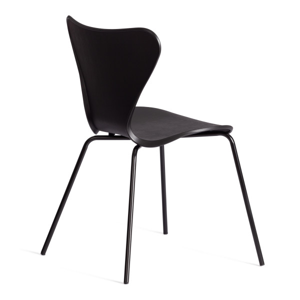 Стул Jacobsen (mod DC 102-1) пластик/металл, 45 х 54.5 х 80 см, Black (Черный) / Black (Черный) фото № 3